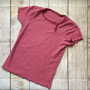 Girls M (7/8) Short Sleeve Top